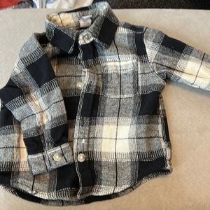 Old Navy 3/6 month button up